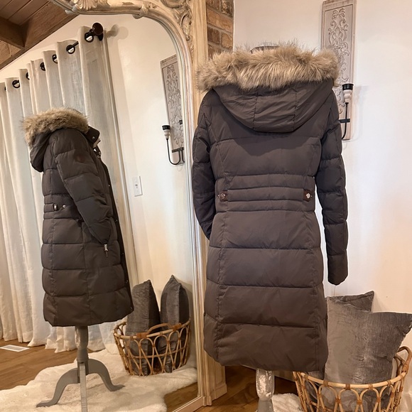 Ralph Lauren olive green long winter coat - Picture 3 of 5